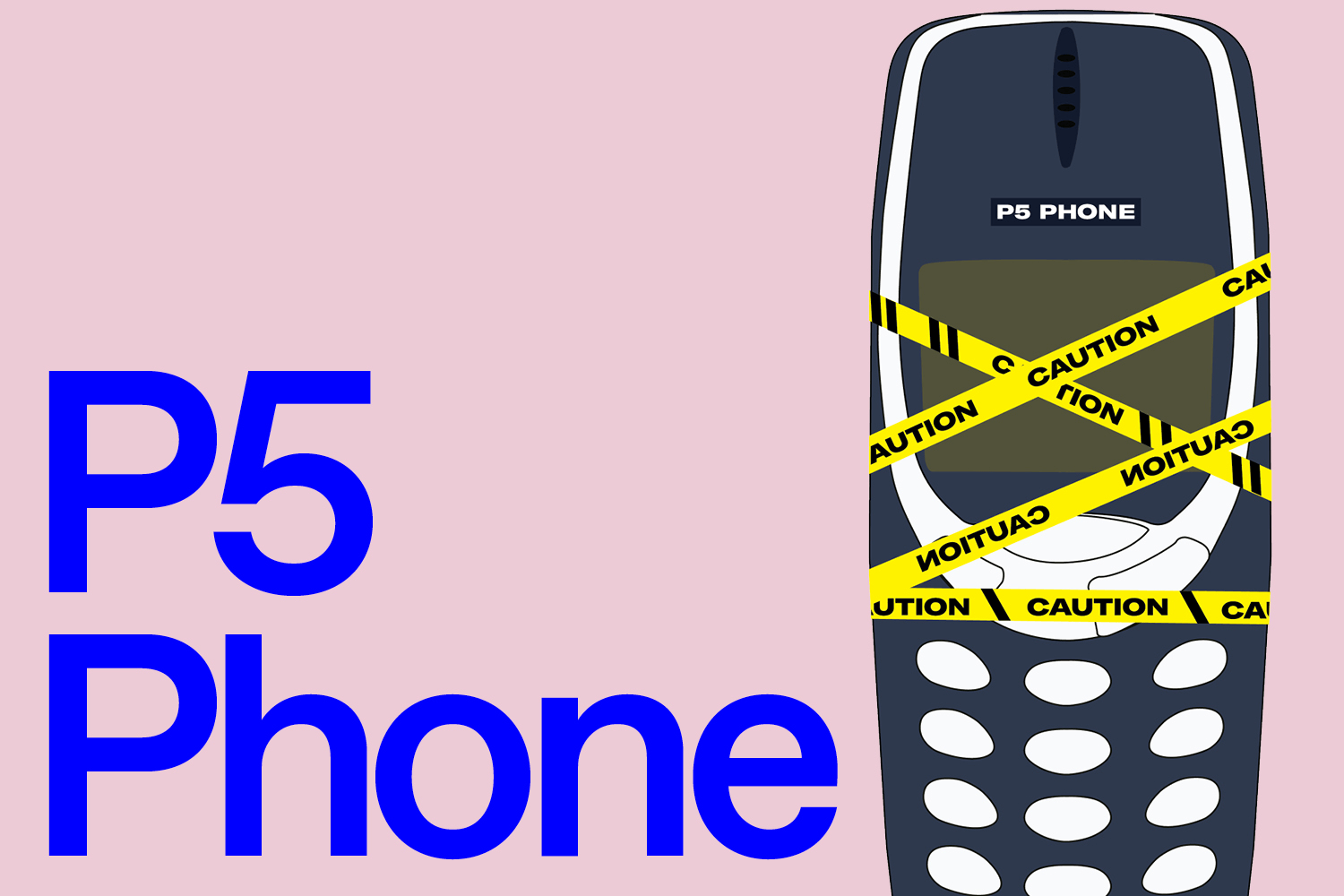 Mobile phone displaying a p5.js sketch with on-screen debug panel showing motion sensor data and touch controls