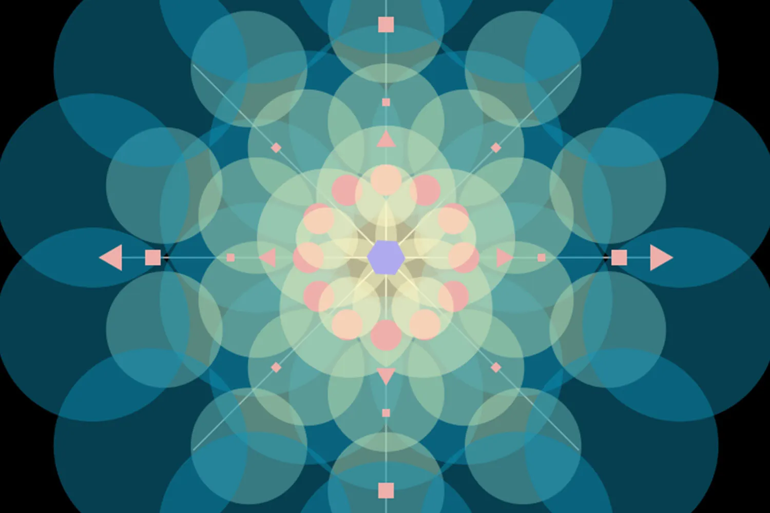 symmetrical geometric patterns