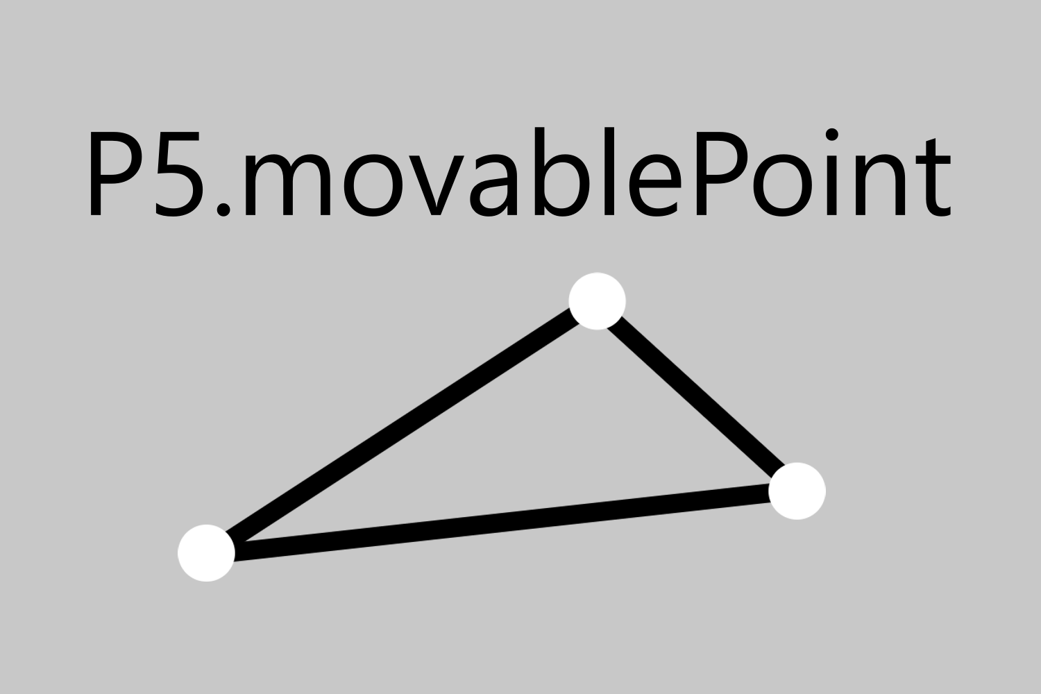 a gif of moving a point of a triangle using P5.movablePoint