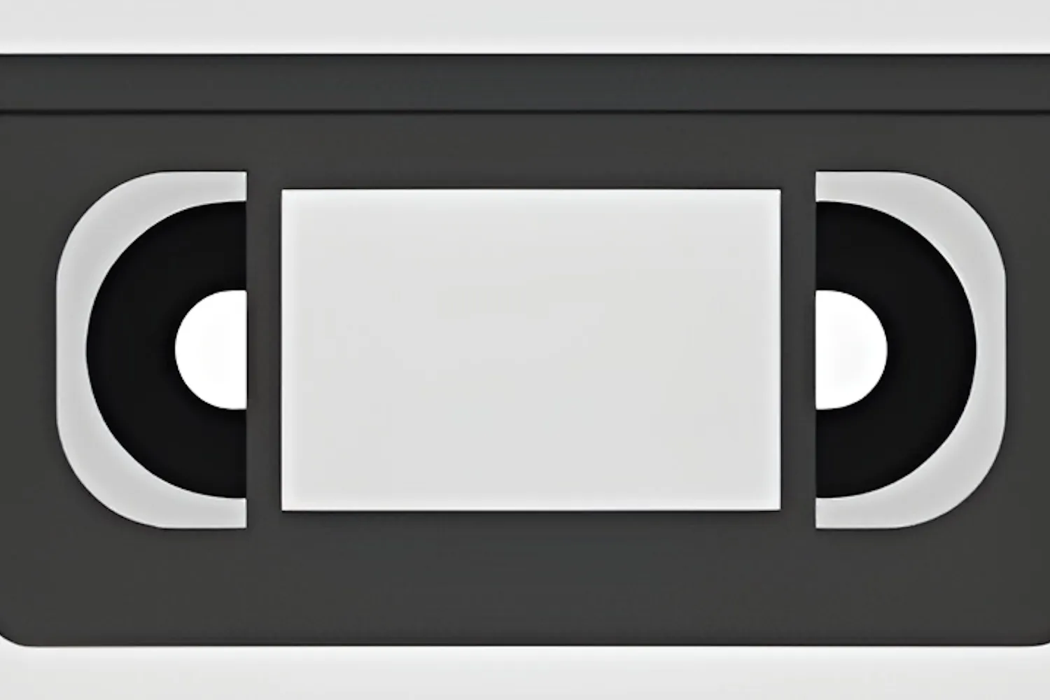 An abstract VHS tape