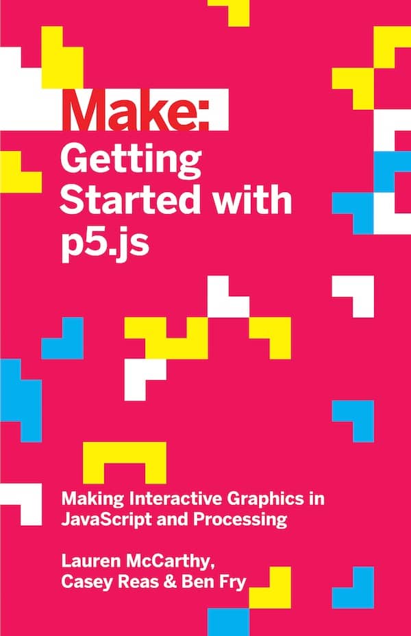book cover getting started with p5.js